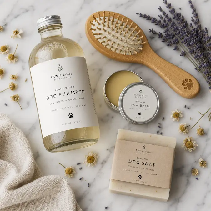 natural dog grooming products